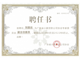 副主任委员聘任书